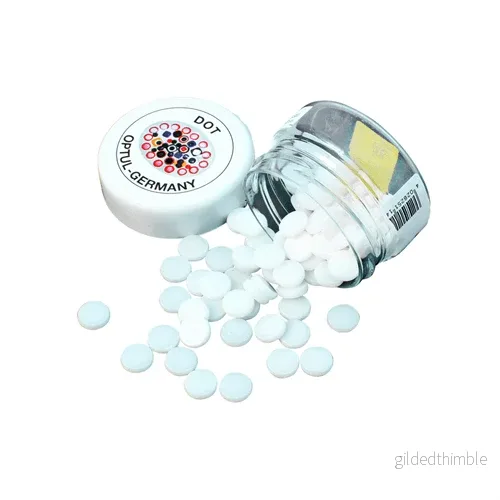 Float Dot, Vit 3122 Opak Rund Ø12mm Float Dot, Vit 3122 Opak Rund Ø12mm
