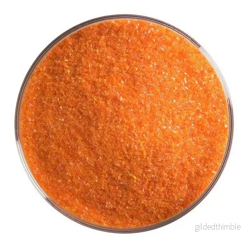 Be 0125-0001 Orange Opaque Fritt Fine Be 0125-0001 Orange Opaque Fritt Fine