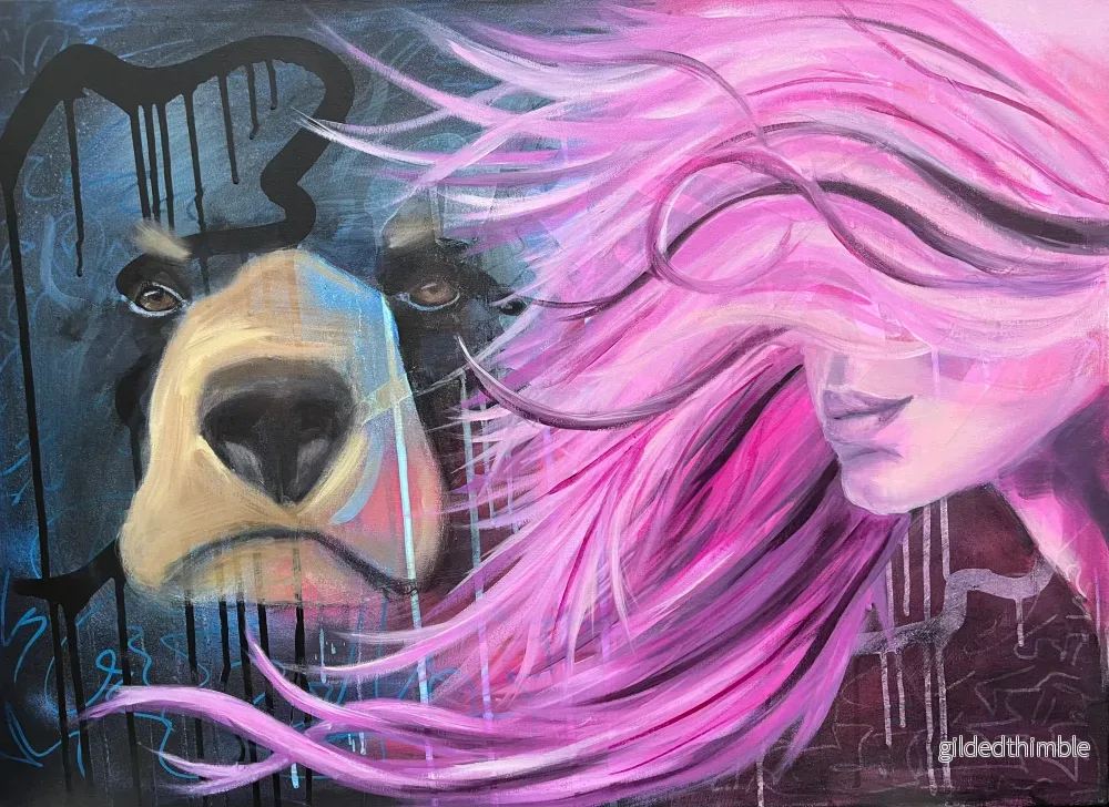 I choose the bear- Art Print - Bild 3