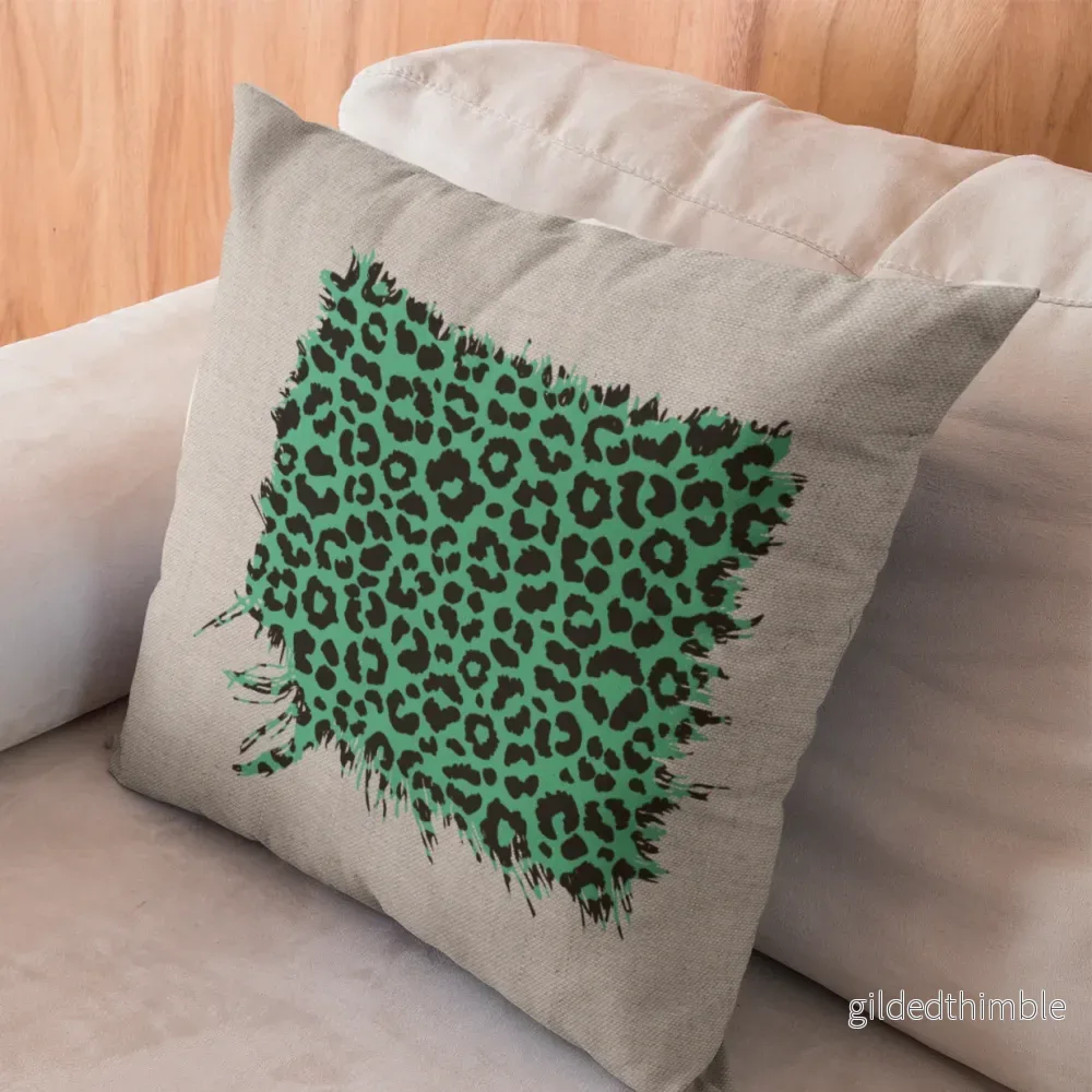 Dekoratīvais spilvens | kolekcija «Leopards» | «Leoparda rota» - Bild 2