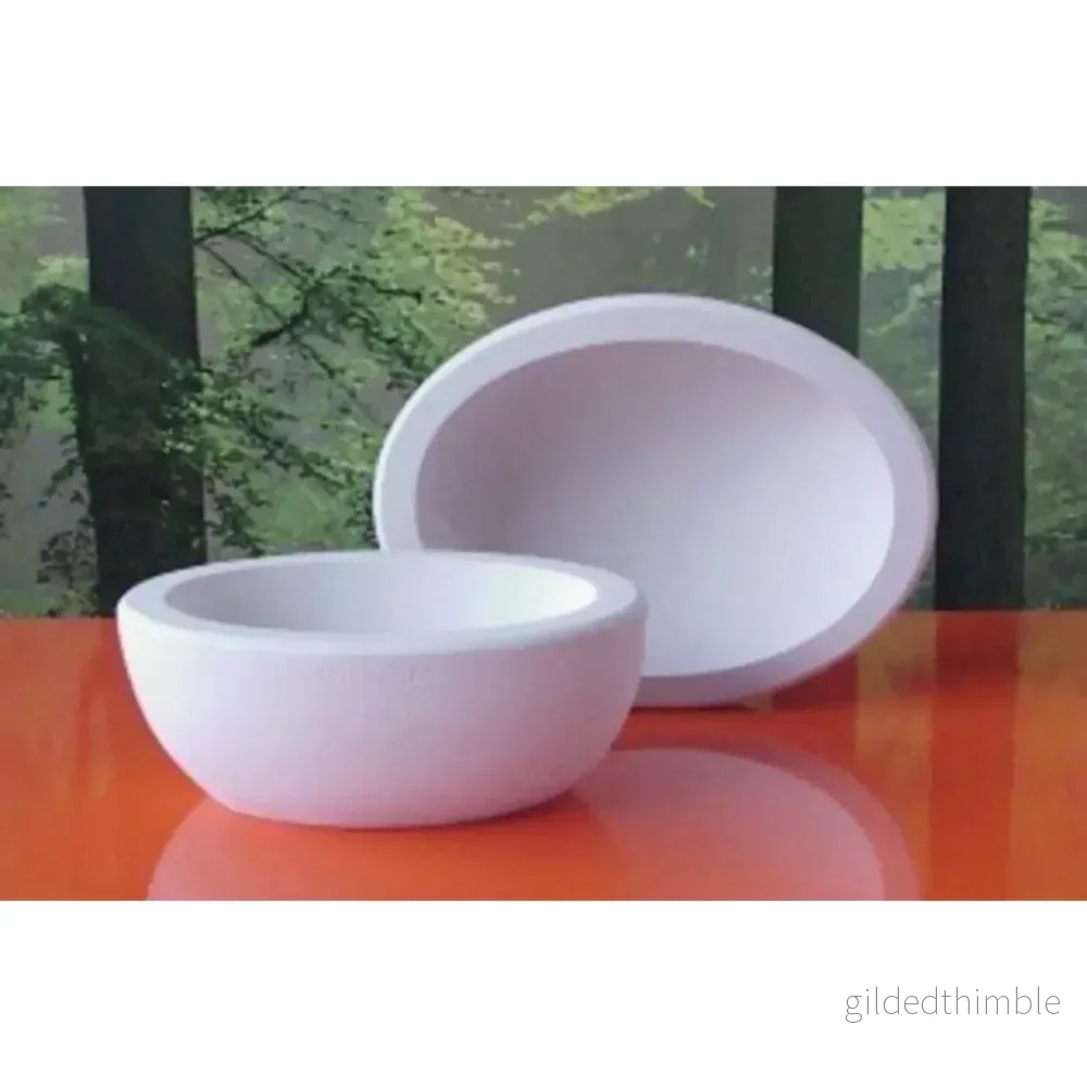 Kavlingsform – Djup oval skål, 30 × 21 cm