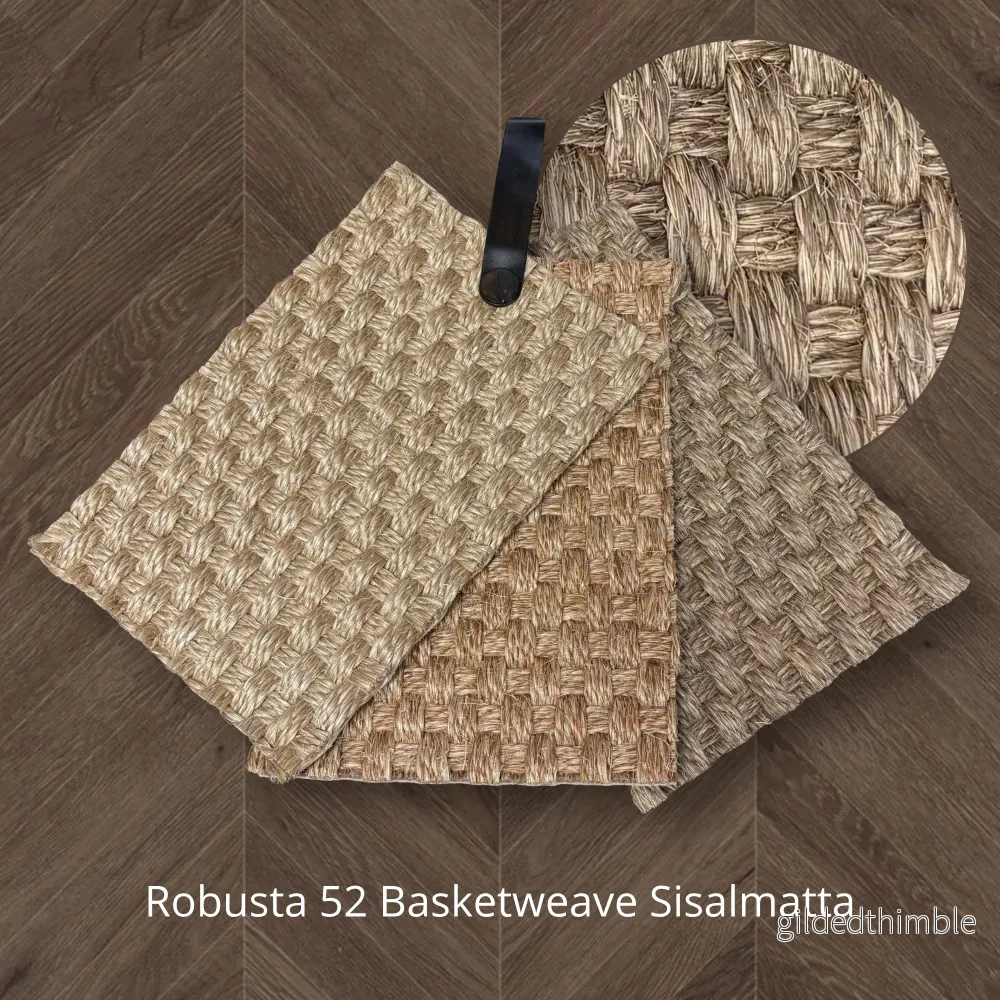 Robusta 52 Basketweave Sisalmatta
