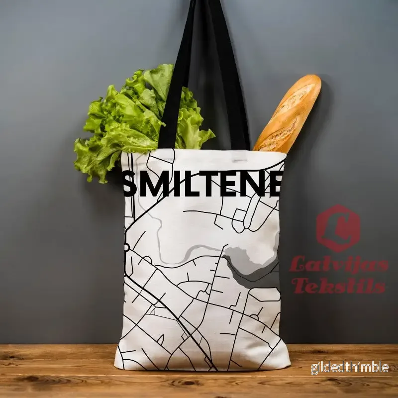 Lina vai kokvilnas auduma maisiņš "Smiltene"