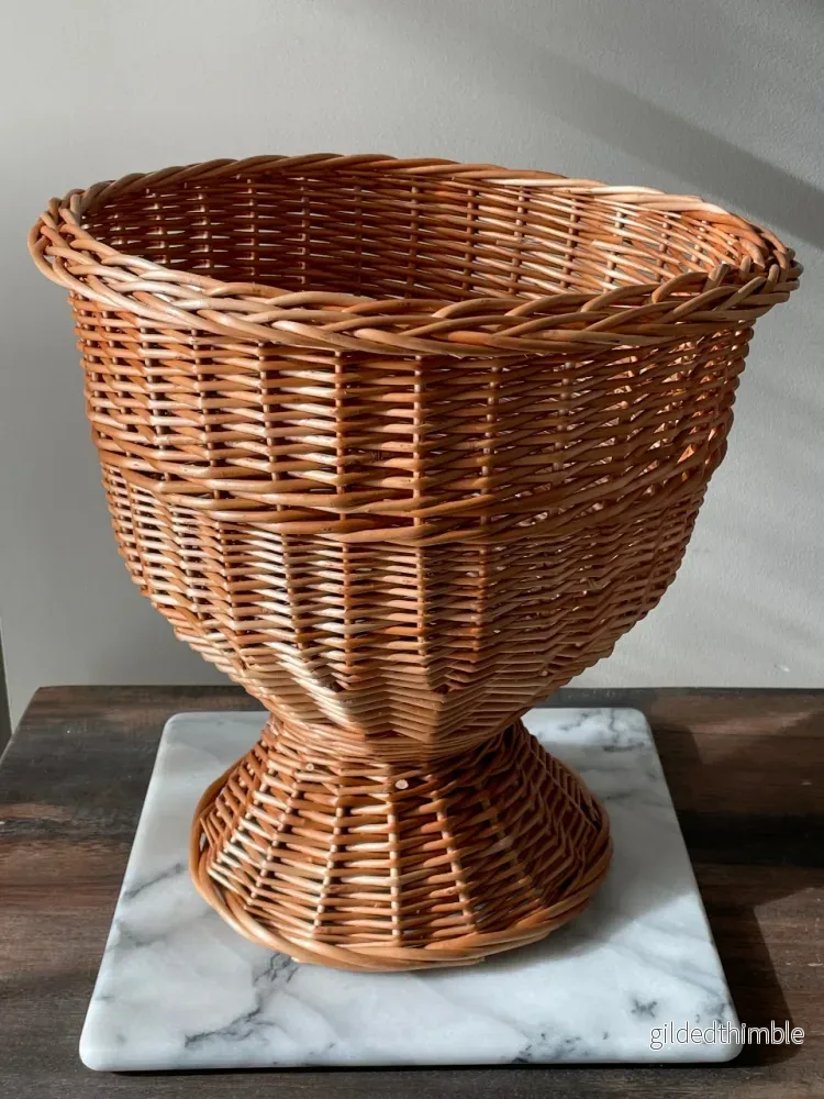 Rottingvas stor 'Wicker' unik - Bild 2