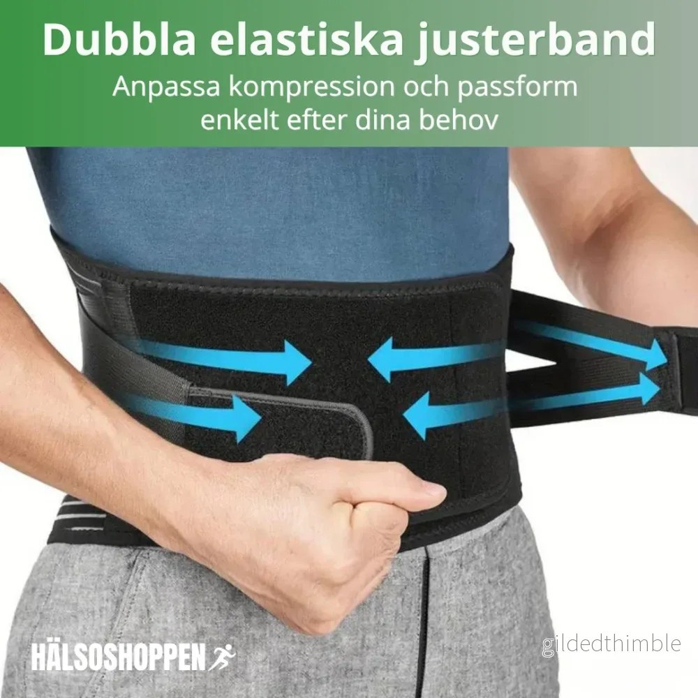 Justerbart ryggbälte med flexibelt material - Bild 2