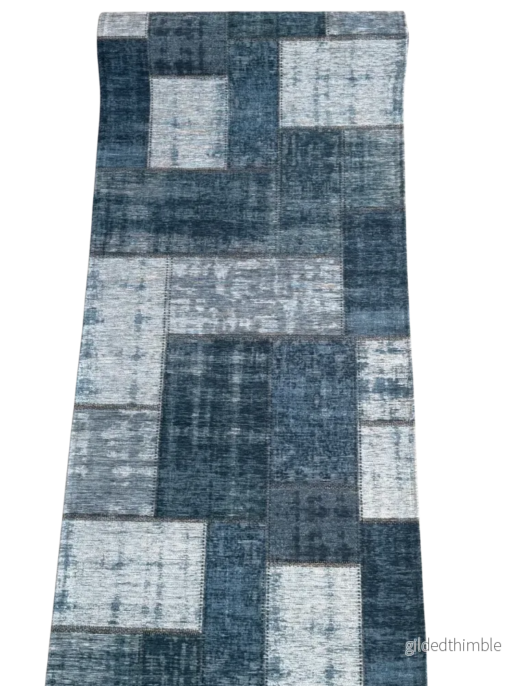 Patch Jeans-blå