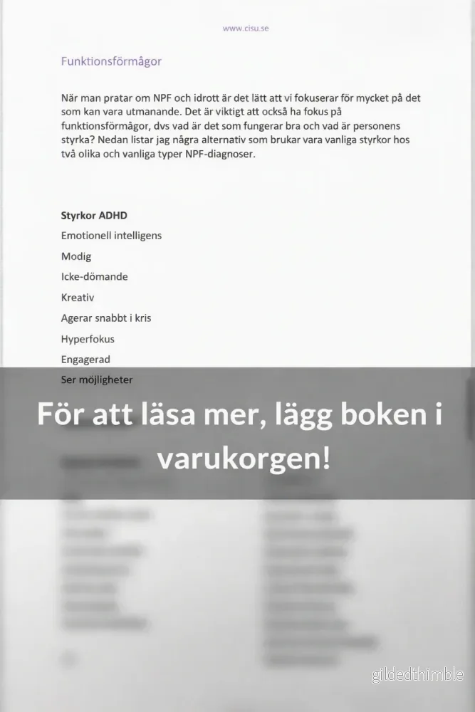 Idrott och NPF – en liten handbok för klubbar och tränare - Bild 3
