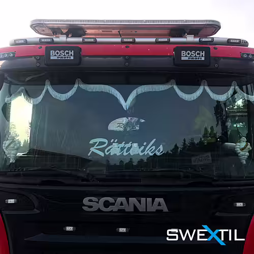 Kurvigframrutegardin Lastbil big drop - Bild 3