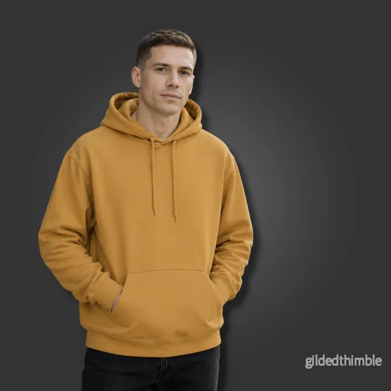 Klasiskais hūdijs | Sinepju dzeltens Klasiskais hūdijs | Sinepju dzeltens