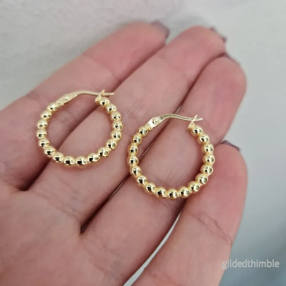 Creoler kulor 18k guld