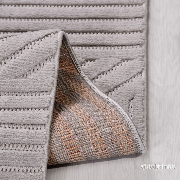 Tokyo Grafit – Dammfri Matta med Geometrisk Textur och Elegant Lyster - Bild 2