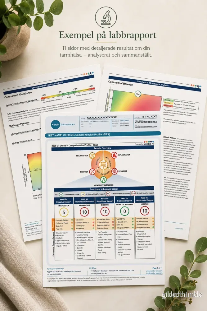 GI Effects Comprehensive Profile – tarmanalys med personlig tolkning - Bild 2