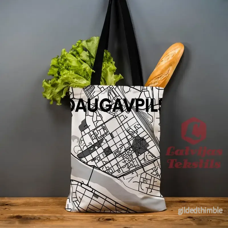 Lina vai kokvilnas auduma maisiņš ”Daugavpils”