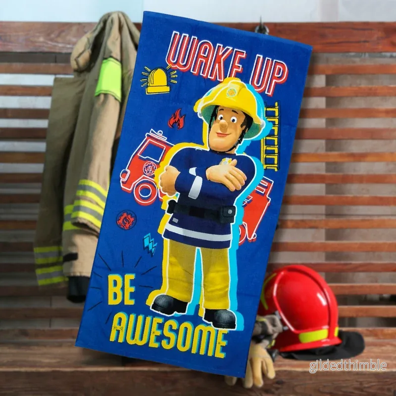 Frotē dvielis bērniem | Fireman Sam – Ugunsdzēsējs Sems | 70×140 cm