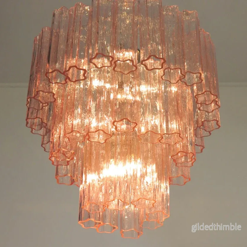 Murano Rosa Ljuskrona