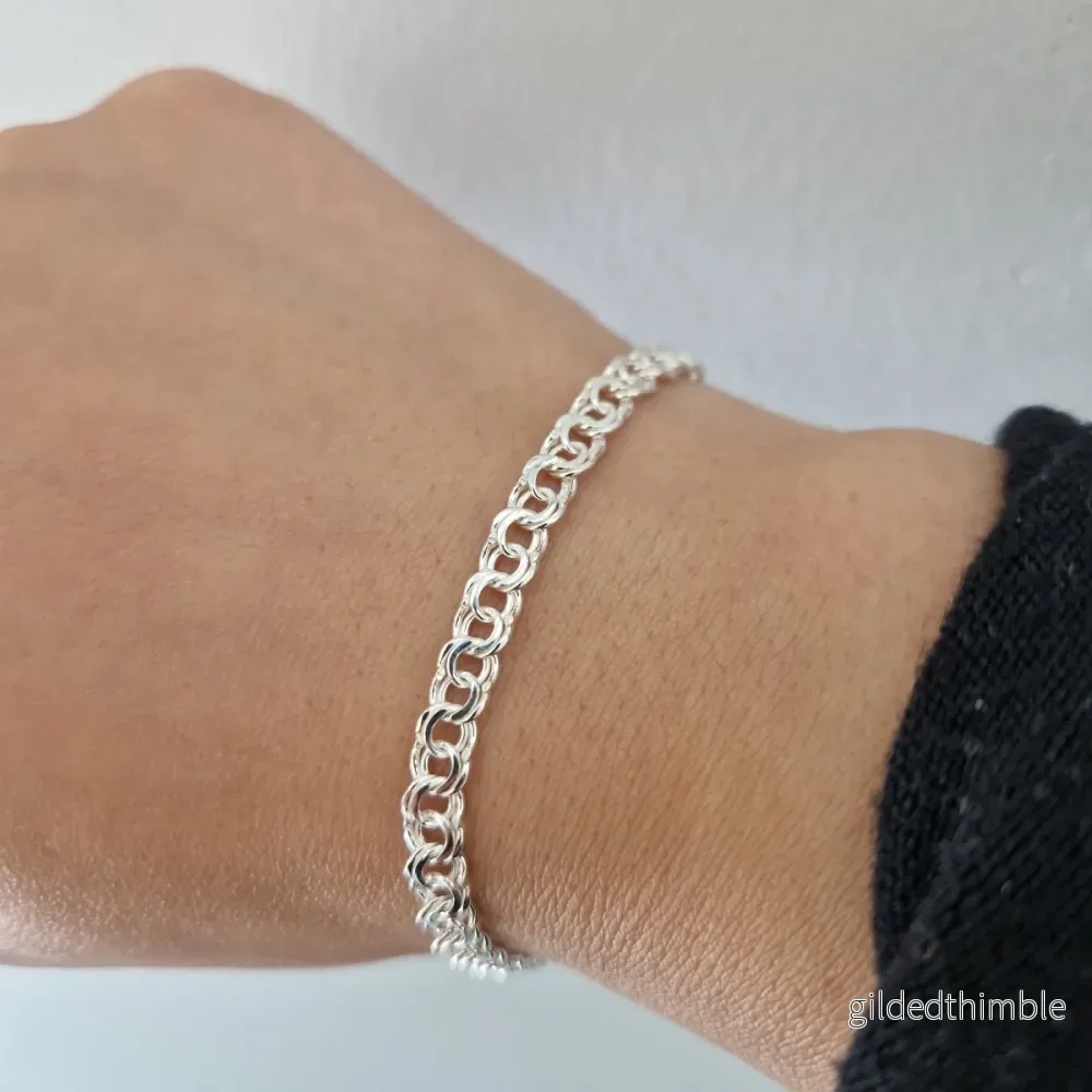 Bismarck armband silver