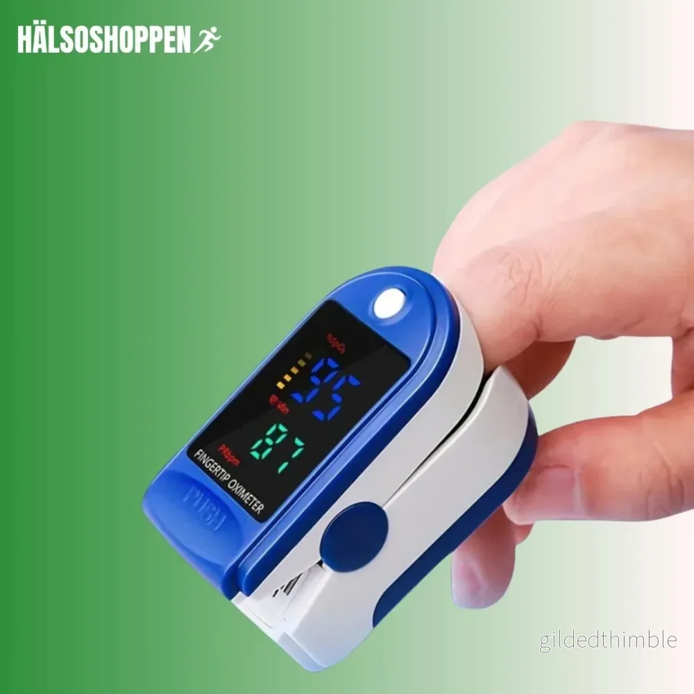 Pulsoximeter Fingertopp – Mät Puls & Syrenivå Snabbt - Bild 2