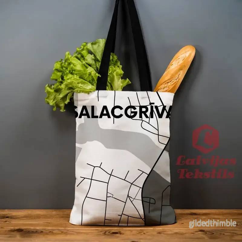 Lina vai kokvilnas auduma maisiņš ”Salacgrīva” Lina vai kokvilnas auduma maisiņš ”Salacgrīva”