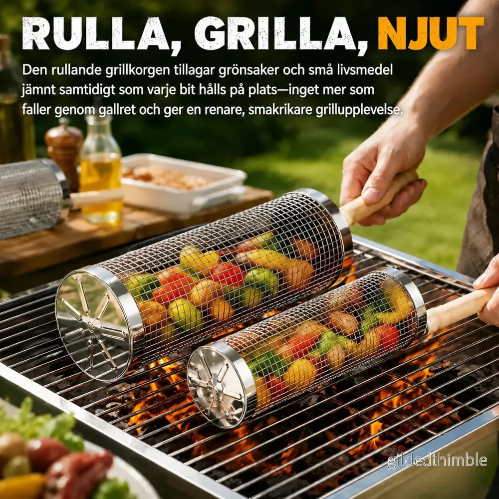 GrillSpin™ 360° roterande - Slipp vända varje grönsak för hand - Bild 2