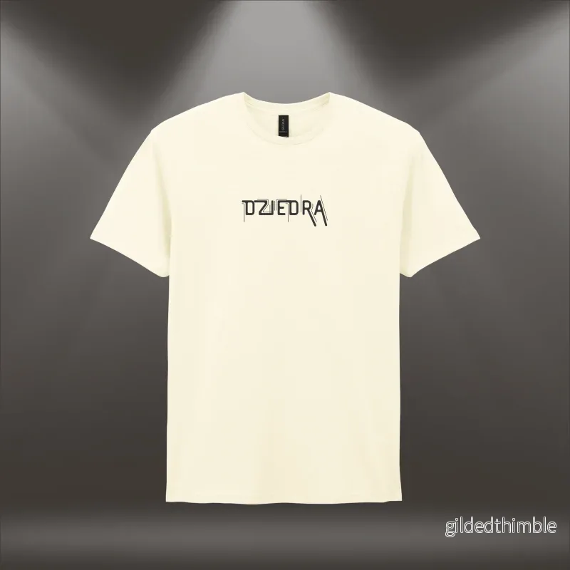 Kokvilnas T-krekls ar vārdu "Dziedra"