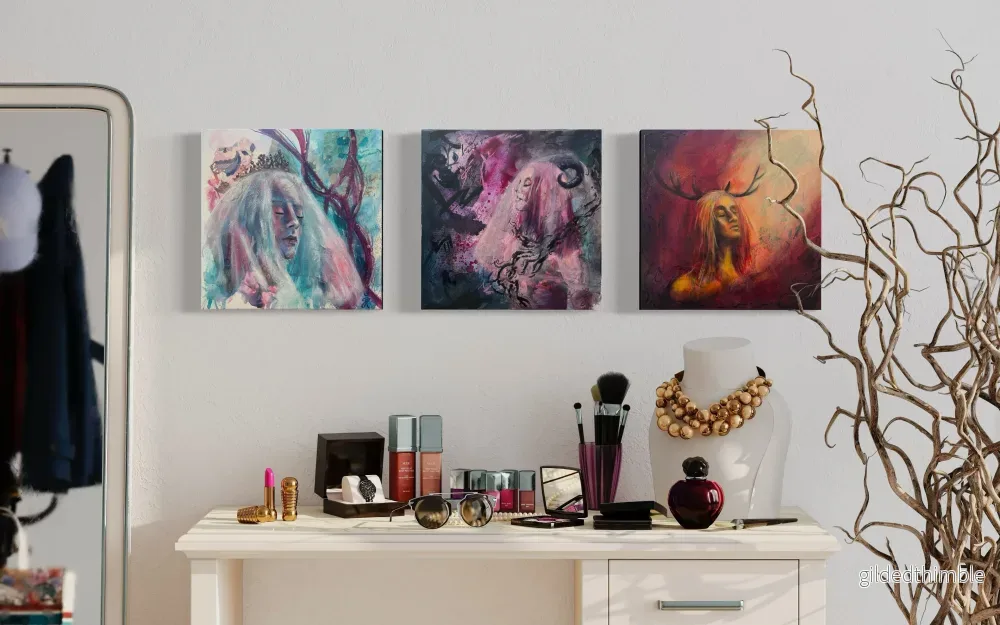 The Maiden, The Warrior & The Healer - orginal - Bild 3