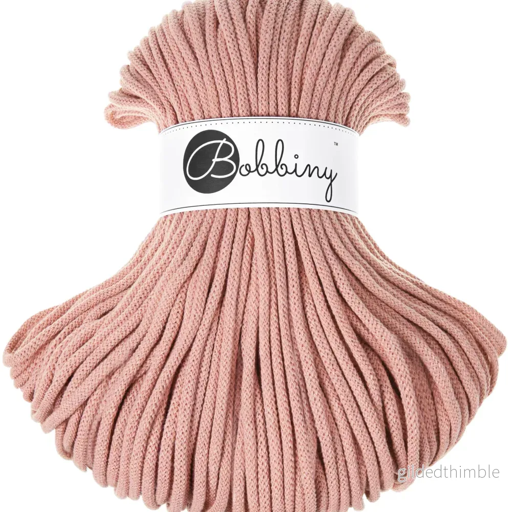 BLUSH Premium 5 mm. mjukt bomullssnöre BLUSH Premium 5 mm. mjukt bomullssnöre