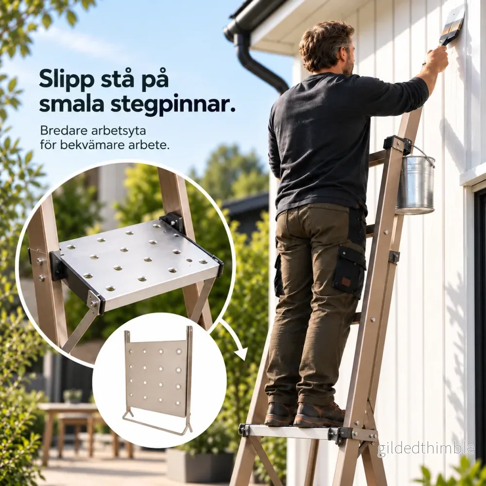 StepSafe™ – Bredare arbetsyta för stegen - Bild 3