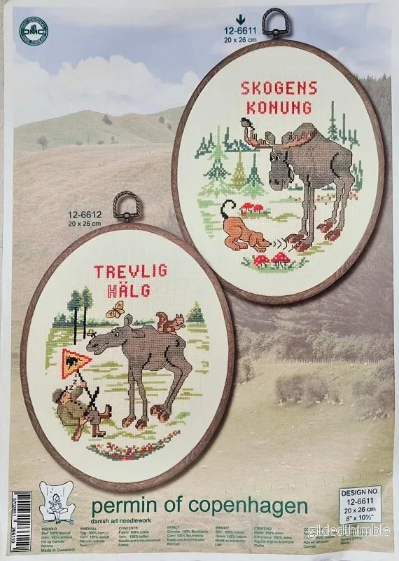 Korsstygn Älg 6611 Korsstygn Älg 6611