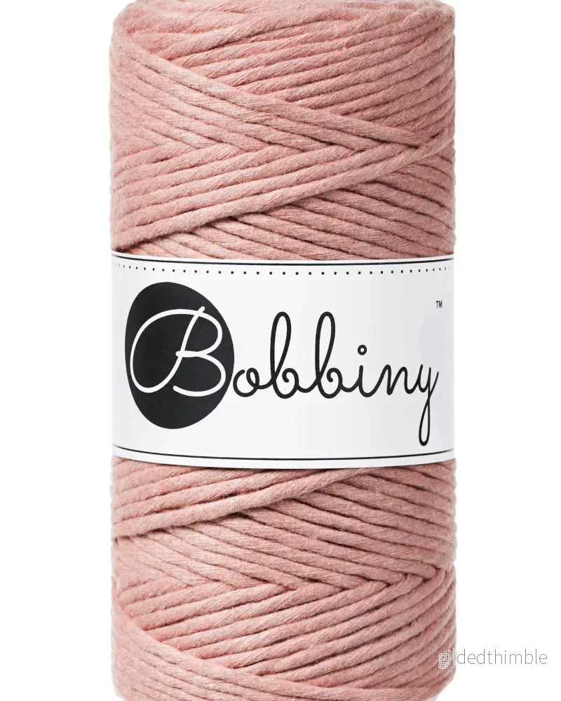 BLUSH enkeltvinnat rep 3 mm. 100 m. BLUSH enkeltvinnat rep 3 mm. 100 m.
