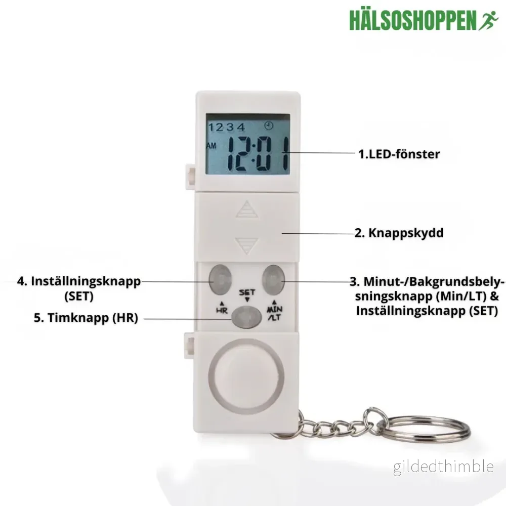 Smart pillerdosett med alarmfunktion - Bild 3