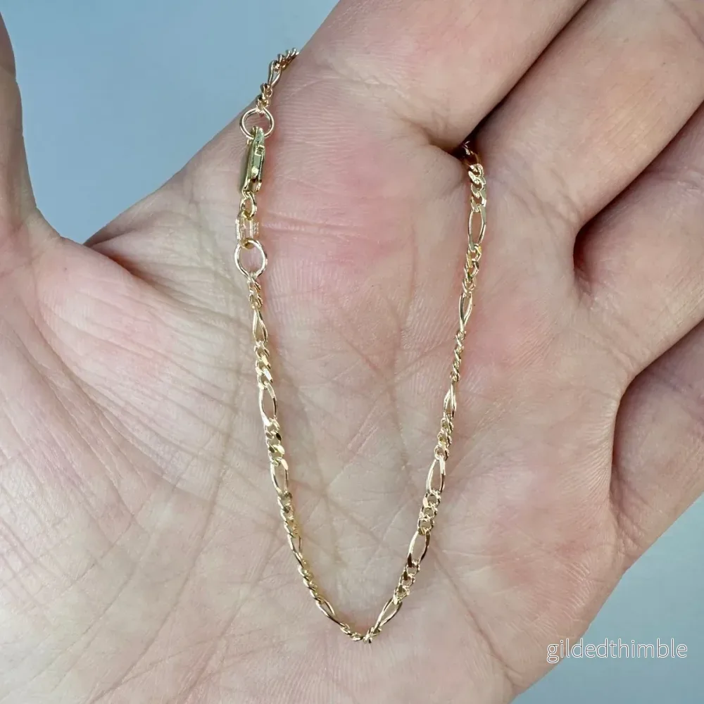 Figaro armband 18k guld 2,3mm Figaro armband 18k guld 2,3mm