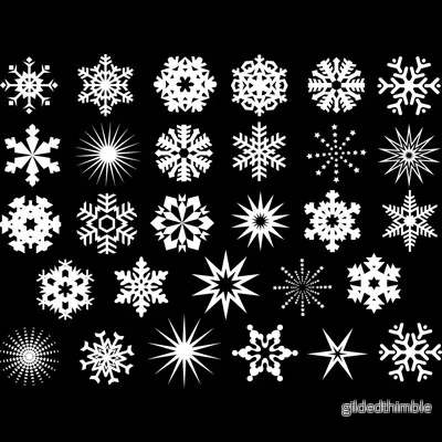 Decals, Små Vita Snöflingor