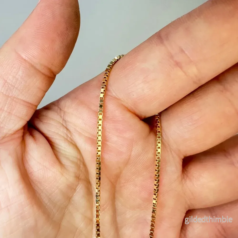 Guldkedja – Venezia 18k guld Bredd 1,3mm