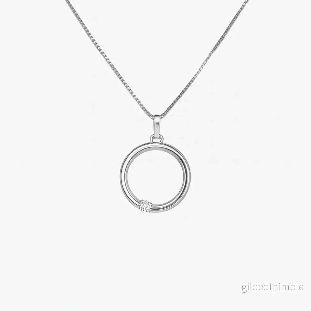 Hängsmycke Cirkel i silver