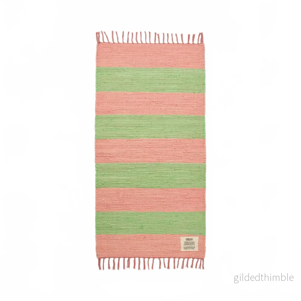 Chindi Matta – Rosa/Grön Chindi Matta – Rosa/Grön