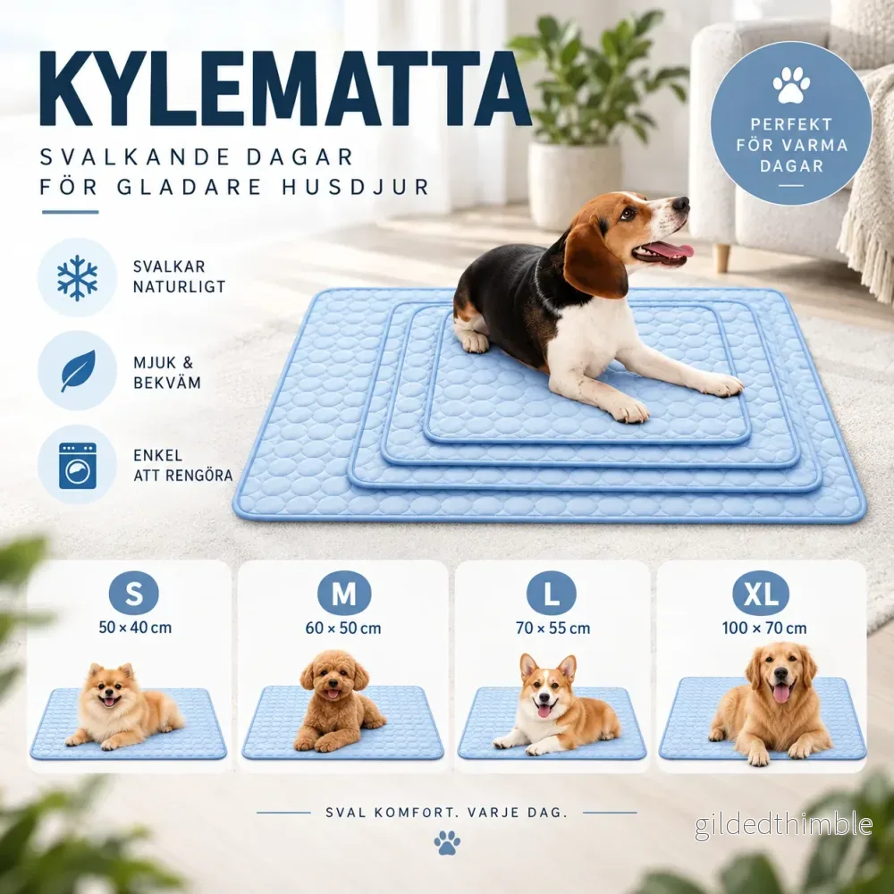 ❄️NordPaws™ Självkylande Matta | Sval Komfort för Hundar ❄️NordPaws™ Självkylande Matta | Sval Komfort för Hundar