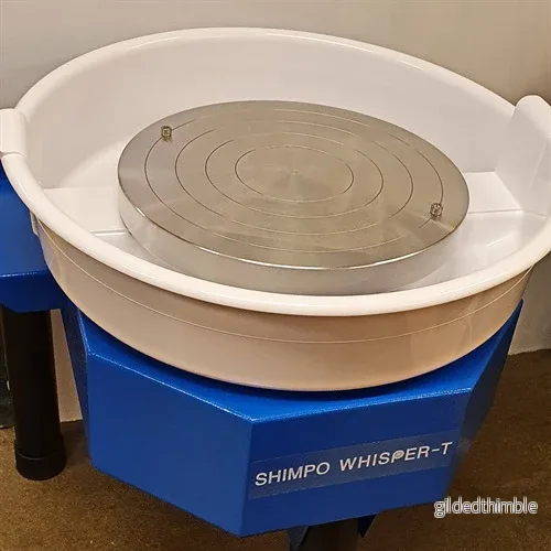 Shimpo Whisper T, Drejskiva med bultar i plattan för fladdermöss. - Bild 2