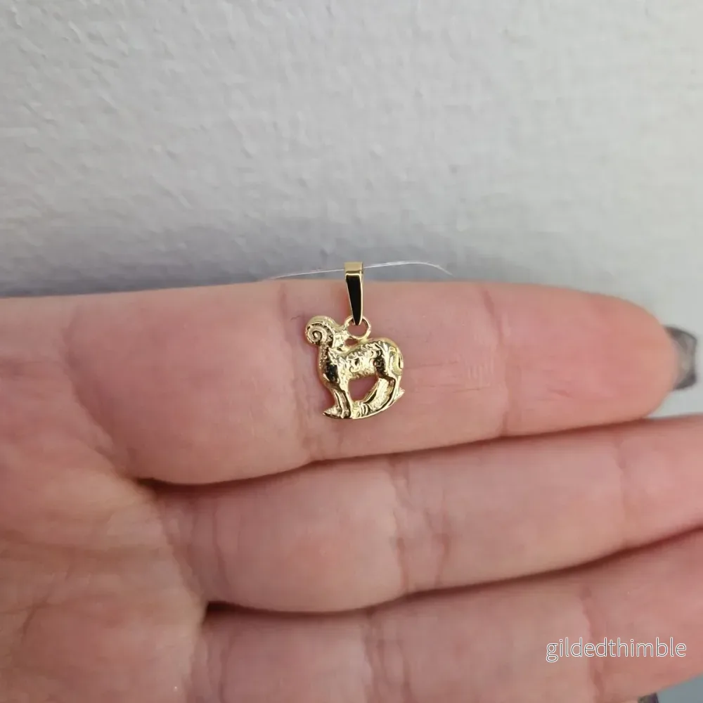 Hänge stjärntecken figur 18k guld - Bild 3