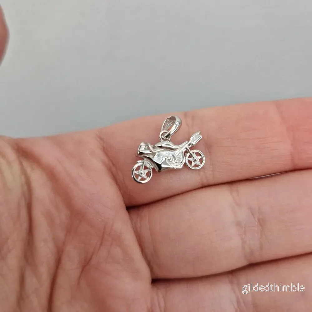 Hängsmycke Motorcykel sterling silver Hängsmycke Motorcykel sterling silver