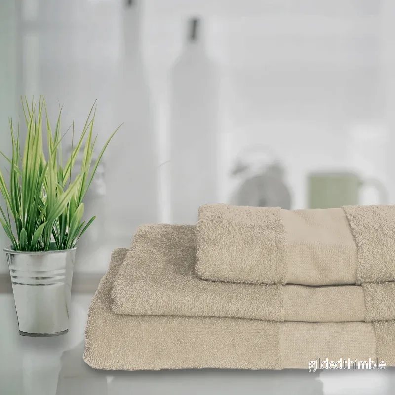 Ikdienas frotē dvielis 360 g/m² | Smilšu krāsas