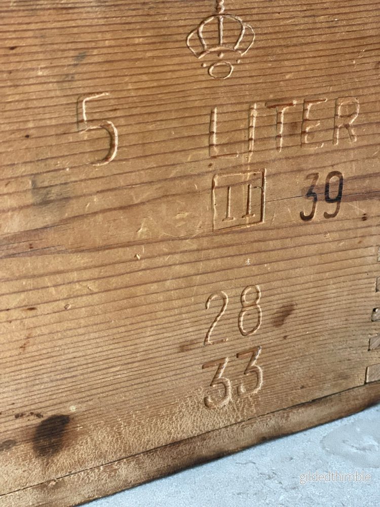 Litermått allmoge 'Nr 23' unik - Bild 2