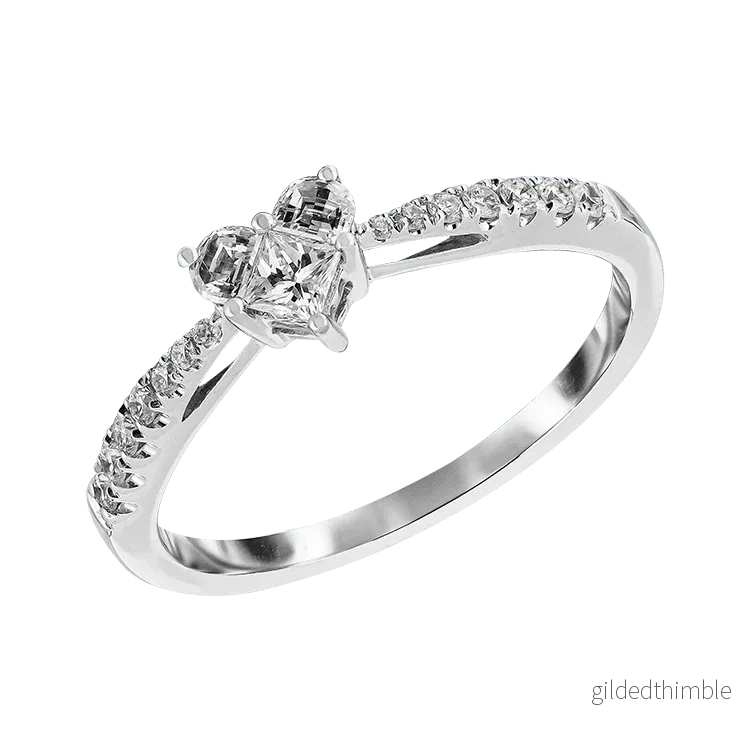 Diamantring Fredrika 18k guld - Bild 3