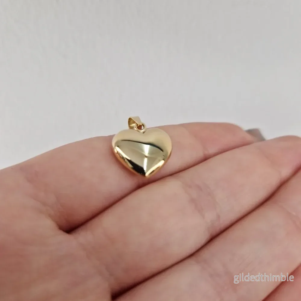 Hjärta bitsäkert 18k guld - Bild 2