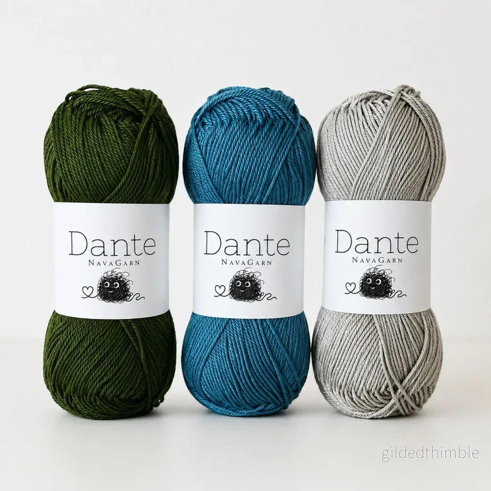 Dante – Merceriserat bomullsgarn 50 g Dante – Merceriserat bomullsgarn 50 g