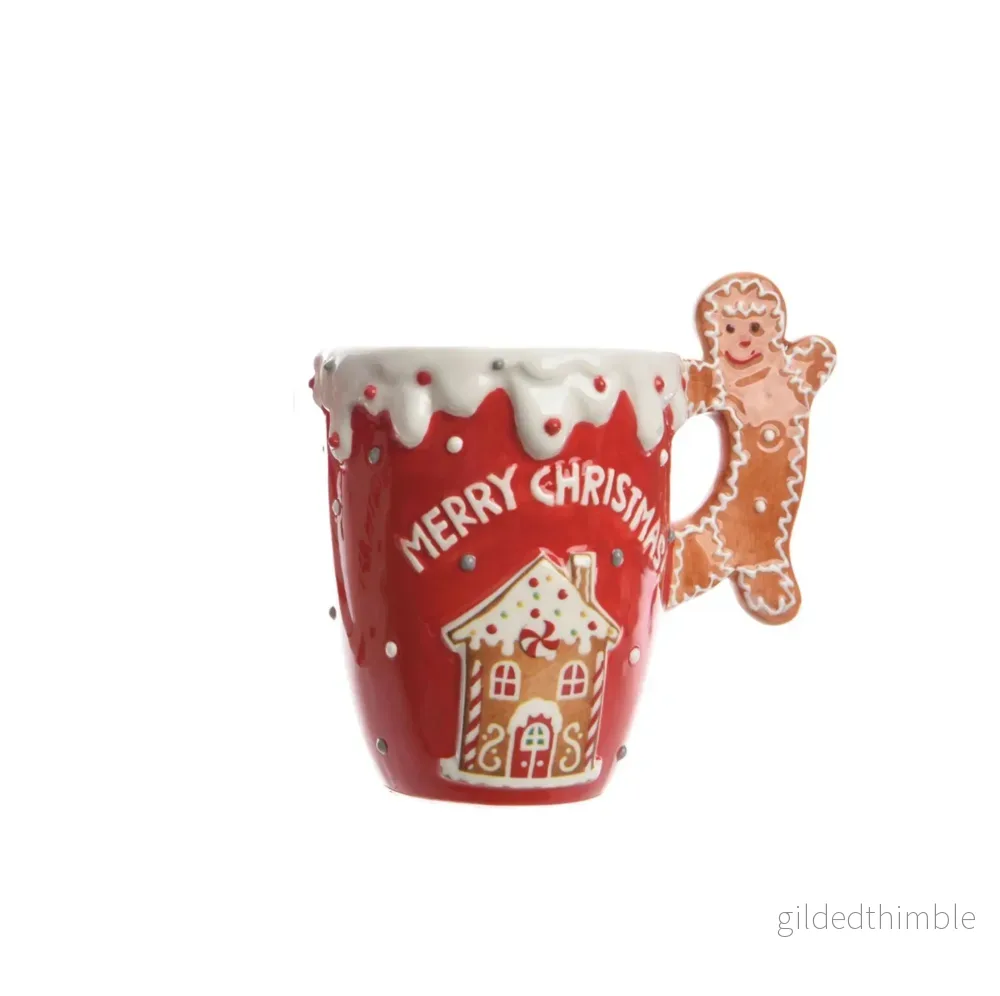 Mugg Merry Christmas Pepparkakshus - Bild 2