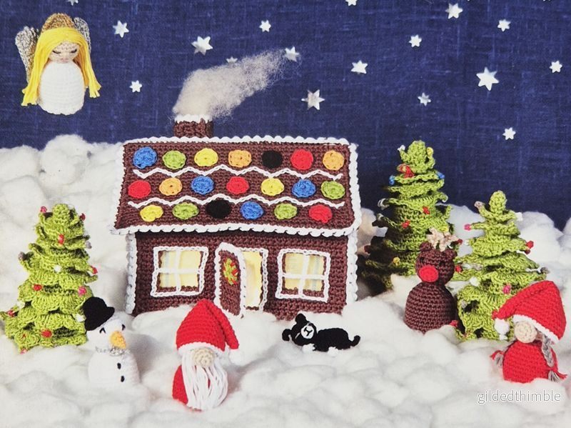 Pepparkakshus – Virkmönster pdf
