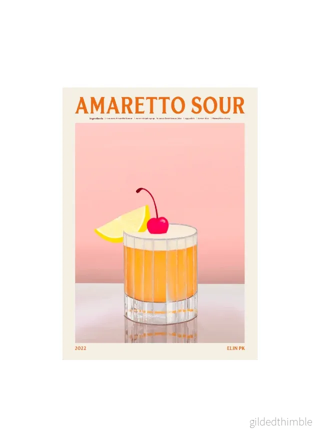 Elin PK Poster – Amaretto Sour
