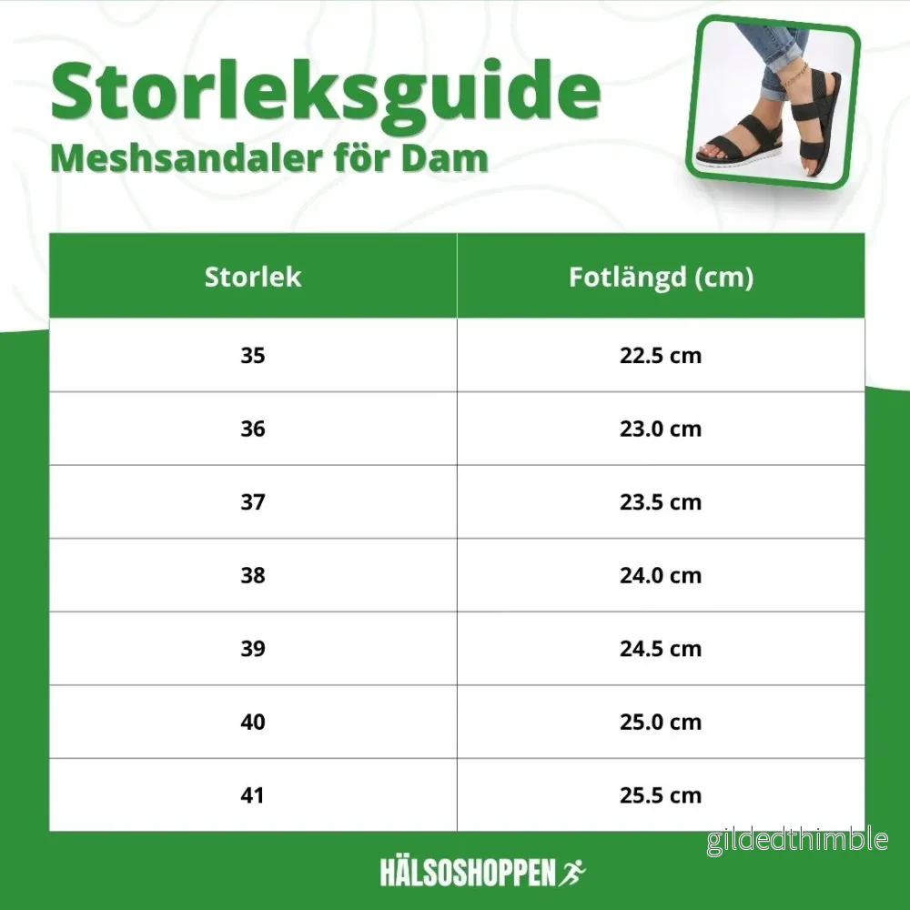 Meshsandaler för Dam med Stötdämpande Sula - Bild 3