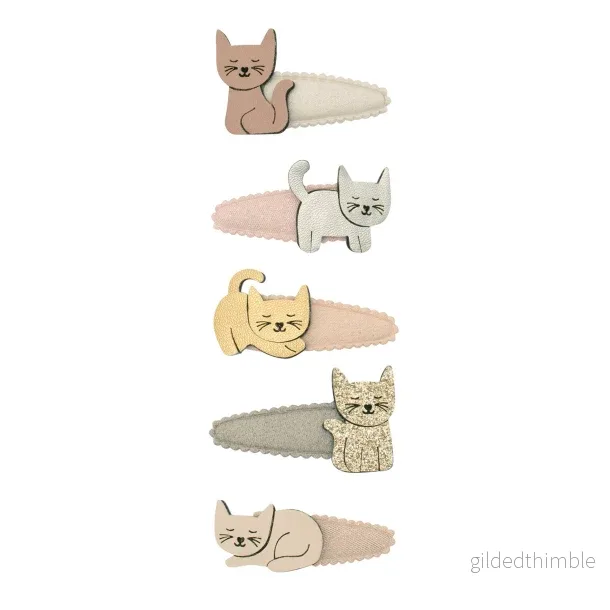 Hårspännen – Kattmotiv