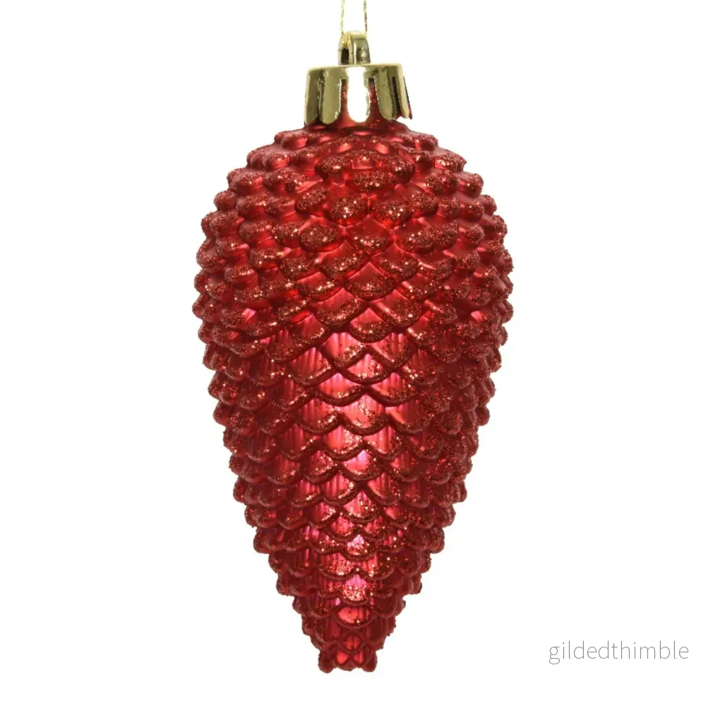 Kottar Christmas Red i plast 6st - Bild 3